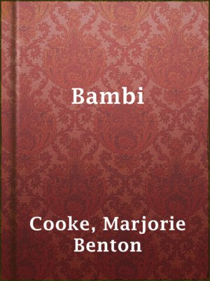 cover image of Bambi